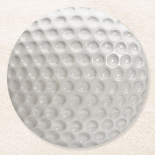 Porta-copo De Papel Redondo Golf Ball Sport