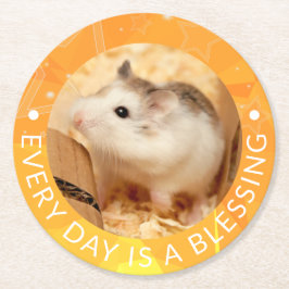 Porta-copo De Papel Redondo Hammyville - Hamster Cute Robo