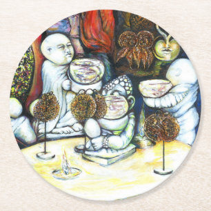 Porta-copo De Papel Redondo Inabalável pelo desafio