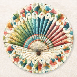 Porta-copo De Papel Redondo Inclinação