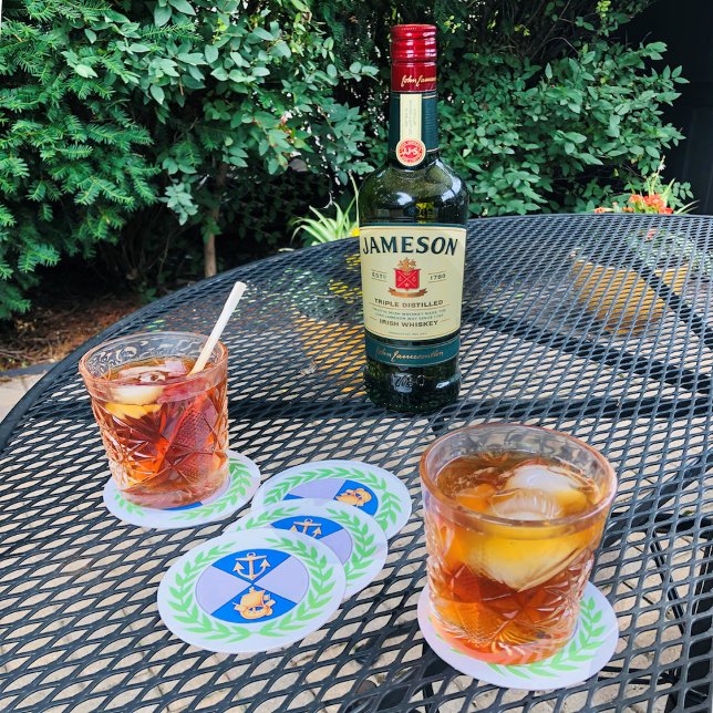 Porta-copo De Papel Redondo JFN Laurel Porta copos (Criador carregado)