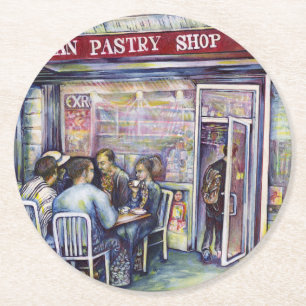 Porta-copo De Papel Redondo Jocundo