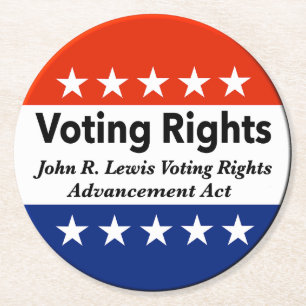 Porta-copo De Papel Redondo John R. Lewis, Lei de Progresso dos Direitos de Vo