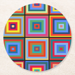 Porta-copo De Papel Redondo Kandinsky Nº 52