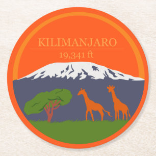 Porta-copo De Papel Redondo Kilimanjaro Altitude