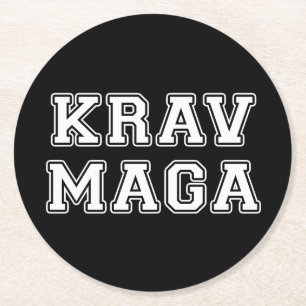Porta-copo De Papel Redondo Krav Maga