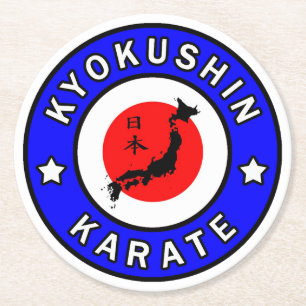 Porta-copo De Papel Redondo Kyokushin Karate