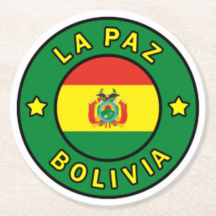 Porta-copo De Papel Redondo La Paz Bolívia