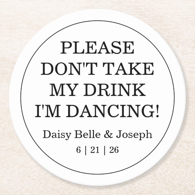 Porta-copo De Papel Redondo Limões Mediterrâneos Azulejo Mosaico Azul Casament (Frente)