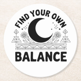 Porta-copo De Papel Redondo Localizar seu próprio saldo