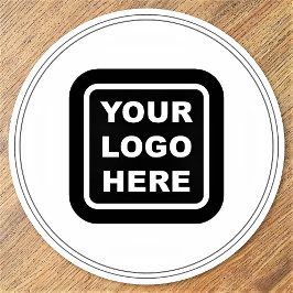 Porta-copo De Papel Redondo Logotipo comercial personalizado