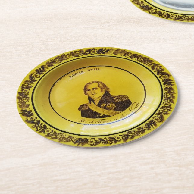 Porta-copo De Papel Redondo Louis XVIII (Angulado)