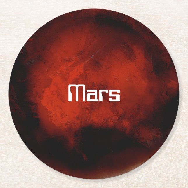 Porta-copo De Papel Redondo Marte (Frente)
