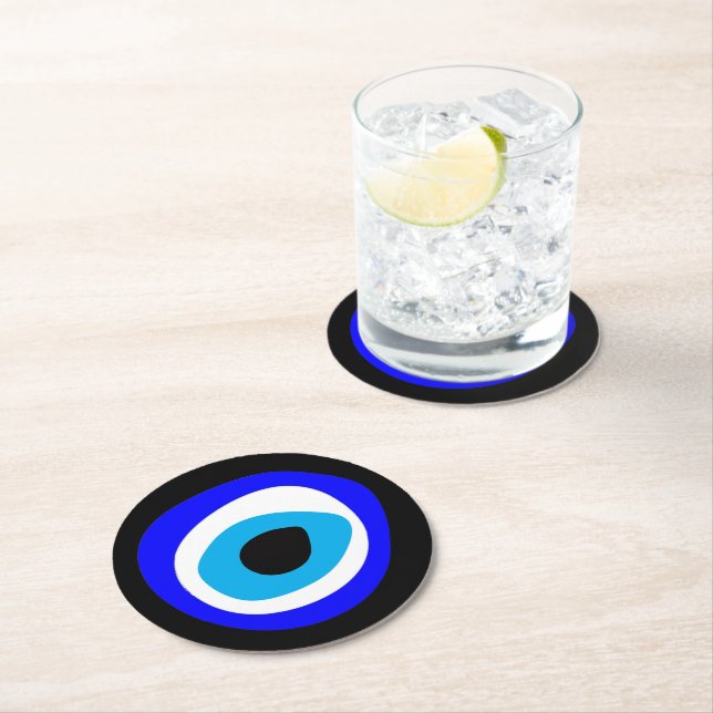 Porta-copo De Papel Redondo Mau, Talisman & Arabic Amulet /Turco, Grego (Insitu)