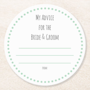 Porta-copo De Papel Redondo meus "dois centavos "