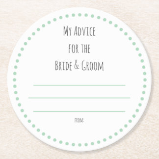 Porta-copo De Papel Redondo meus "dois centavos"