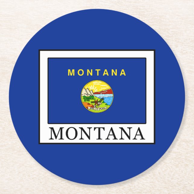 Porta-copo De Papel Redondo Montana (Frente)