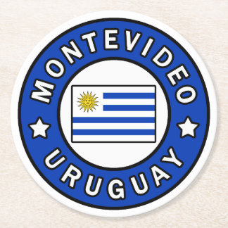 Porta-copo De Papel Redondo Montevidéu Uruguai