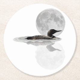 Porta-copo De Papel Redondo Natações Ligeiras Na Porta copos Do Papel Luz