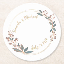 Noiva Elegante E Porta copos De Bar De Casamento D