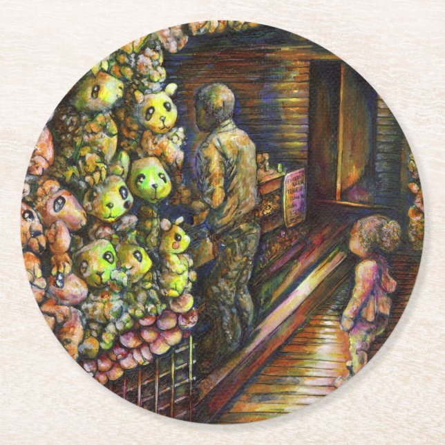 Porta-copo De Papel Redondo Norte do Circo (Frente)