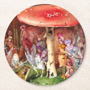 Porta-copo De Papel Redondo O intruso John Anster Fitzgerald