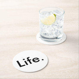 Porta-copo De Papel Redondo o moderno CHic LIFE. |