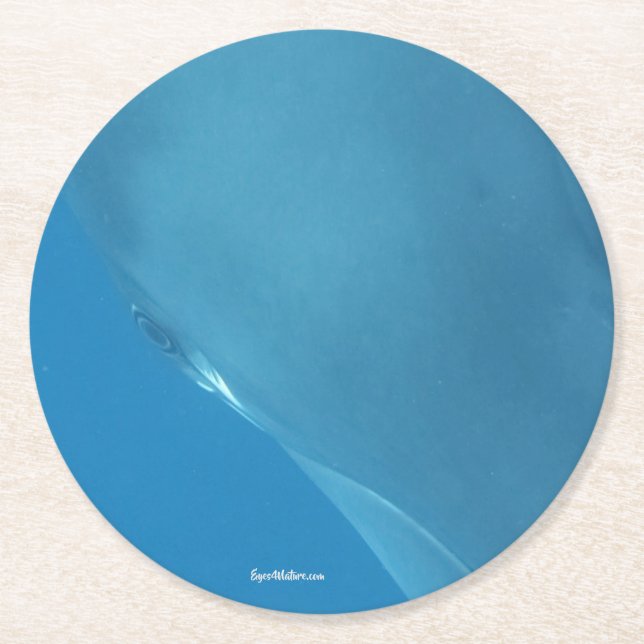 Porta-copo De Papel Redondo Olho Minke do anão (Frente)