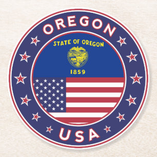 Porta-copo De Papel Redondo Oregon