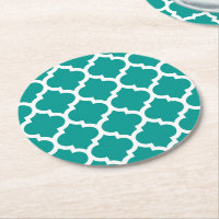 Padrão de Quatrefoil Branco Escuro marroquino #5
