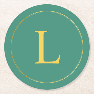 Porta-copo De Papel Redondo Paper Coaster