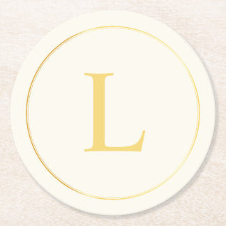 Porta-copo De Papel Redondo Paper Coaster