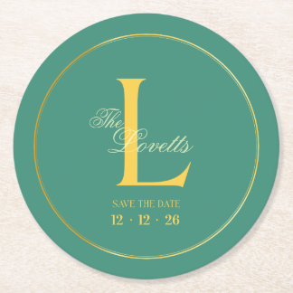 Porta-copo De Papel Redondo Paper Coaster