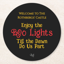 Porta-copo De Papel Redondo Paper Coaster : HALLOWEEN #1