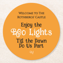 Porta-copo De Papel Redondo Paper Coaster : HALLOWEEN #2