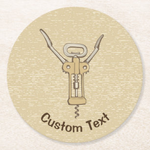 Porta-copo De Papel Redondo Parafuso