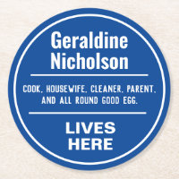 Parede Comemorativa Engraçada