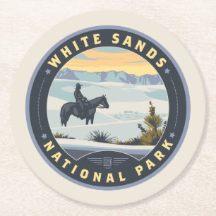 Porta-copo De Papel Redondo Parque Nacional White Sands