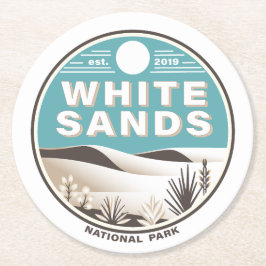 Porta-copo De Papel Redondo Parque Nacional White Sands