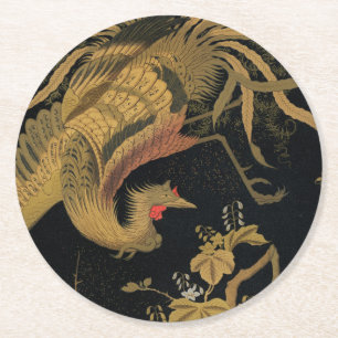 Porta-copo De Papel Redondo Pássaro Audsley Mítico Howo: Fênix Japonesa de 188