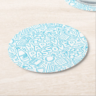 Porta-copo De Papel Redondo Passover Paper Coaster