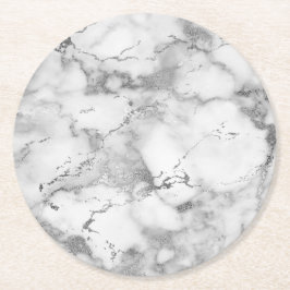 Porta-copo De Papel Redondo pedra de cinza