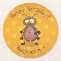 Personagem de desenho animado de barata engraçada