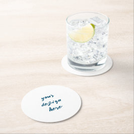 Porta-copo De Papel Redondo Personalizar ou personalizar