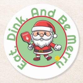 Porta-copo De Papel Redondo Piceball 🎅 Natal personalizável