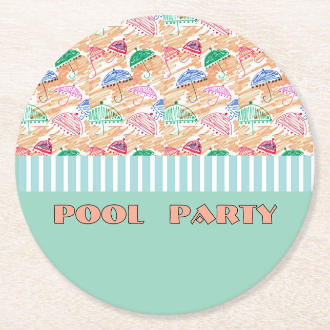 PORTA-COPO DE PAPEL REDONDO PISCINA (Frente)