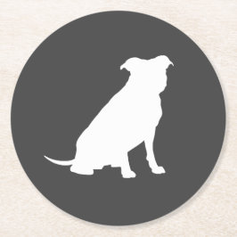 Porta-copo De Papel Redondo Pit Bull Cachorro Bebê Pitbull Chá Sexo Neutro