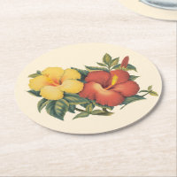 PixDezines Vintage Havaiano Hibisco/DIY fundo