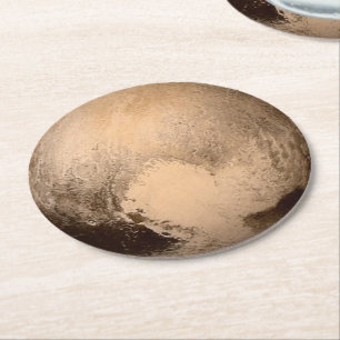 Porta-copo De Papel Redondo Plutão