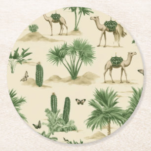 Porta-copo De Papel Redondo "Porta copos de Camel Caravan"